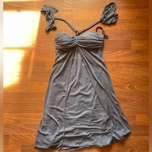 Dark Gray Sleeveless Dress
